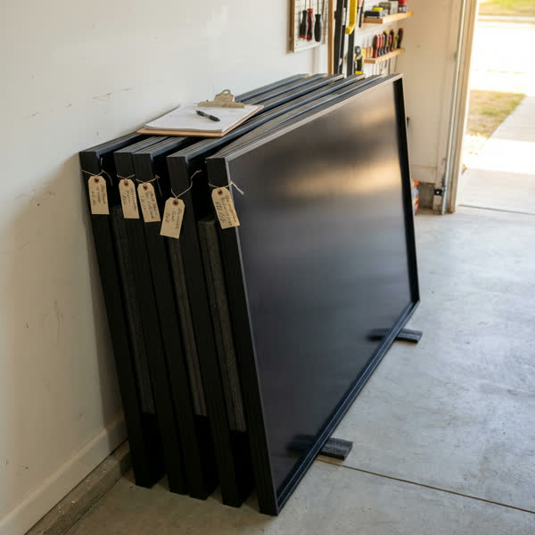Secure panel storage